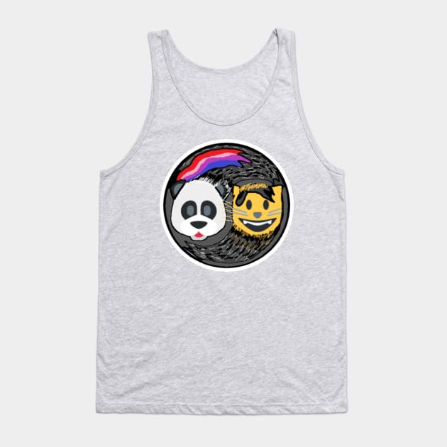 PANDAxKITTY ''CONNECTION'' (ALTERNATE) Tank Top by KVLI3N